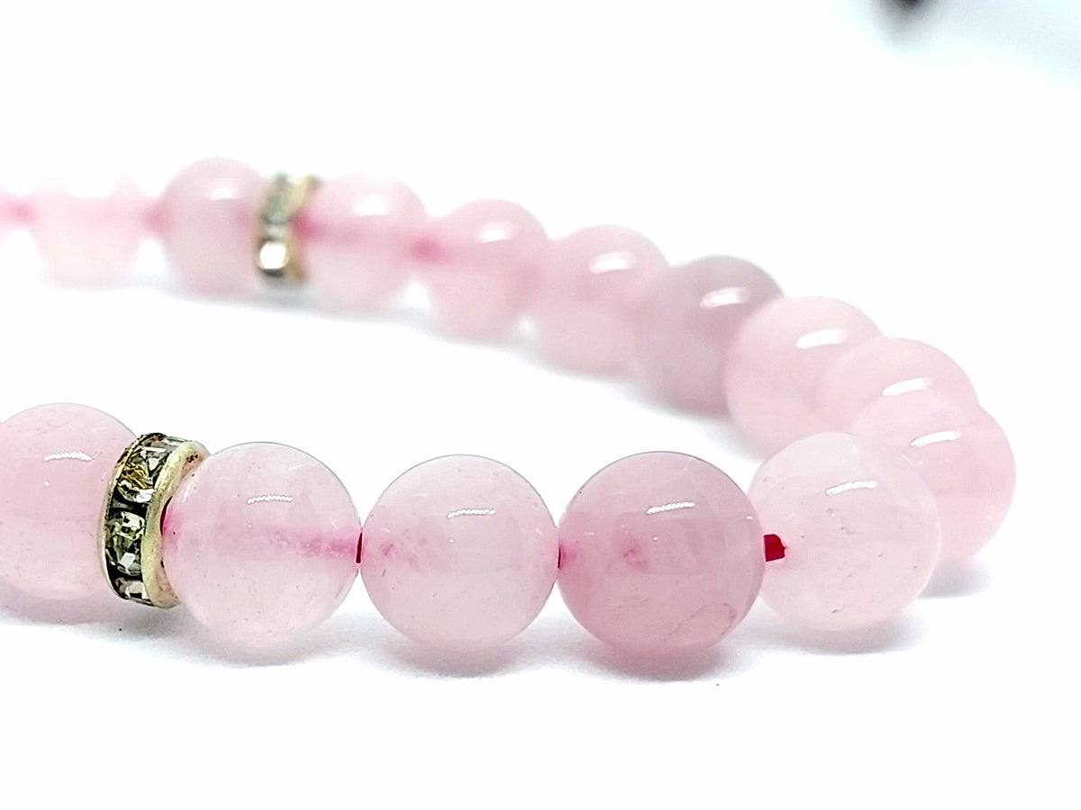 रोज क्वार्ट्ज ब्रेसलेट (Rose Quartz Bracelet)