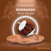 5 मुखी रुद्राक्ष (5 Mukhi Rudraksh) चांदी पेंडल
