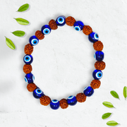 रुद्राक्ष ईविल आई ब्रेसलेट (Rudraksh Evil Eye Bracelet)