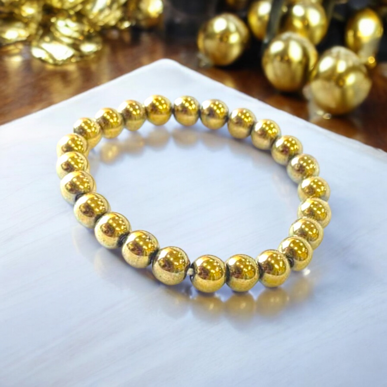 गोल्डन पाइराइट ब्रेसलेट (Golden Pyriter Bracelet)