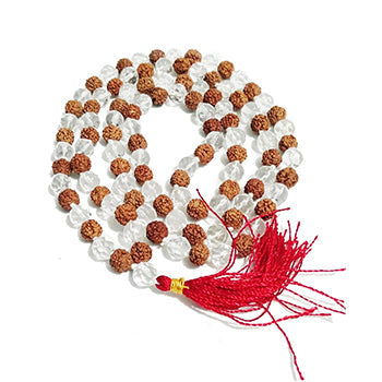 रुद्राक्ष क्रिस्टल माला (Rudraksh Crystal Mala)