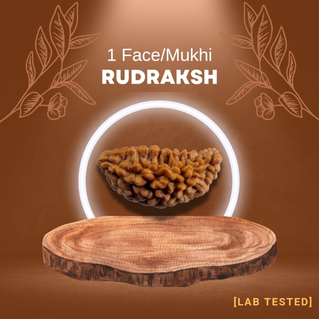 1 मुखी रुद्राक्ष चांदी पेंडल में (1 Mukhi Rudraksh Silver Pendant)