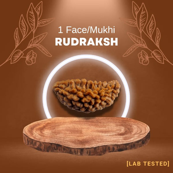 1 मुखी रुद्राक्ष चांदी पेंडल में (1 Mukhi Rudraksh Silver Pendant)