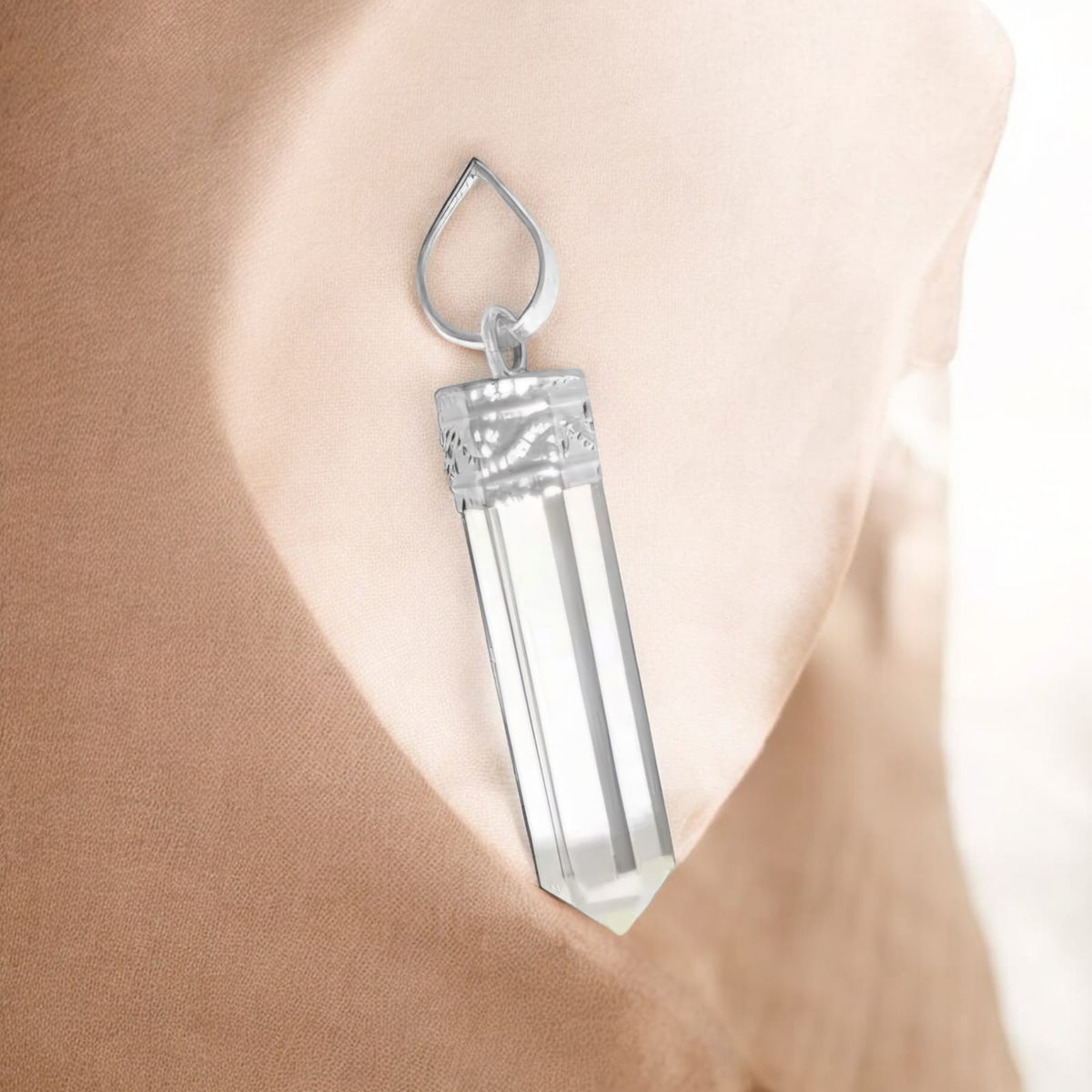 क्रिस्टल पेंसिल पेंडल (Crystal Pencil Pendant)