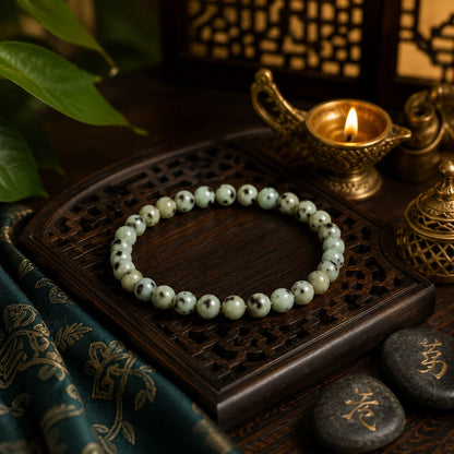 कीवी मूनस्टोन ब्रेसलेट (Kiwi Moonstone Bracelet)