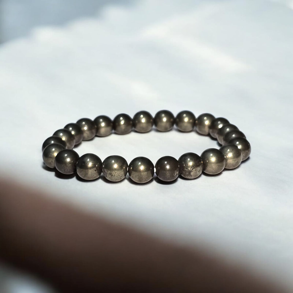 नेचुरल पाइराइट ब्रेसलेट (Natural Pyrite Bracelet)