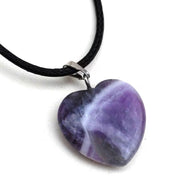 एमेथिस्‍ट स्टोन हार्ट पेंडल (Amethyst Stone Heard Pendant)