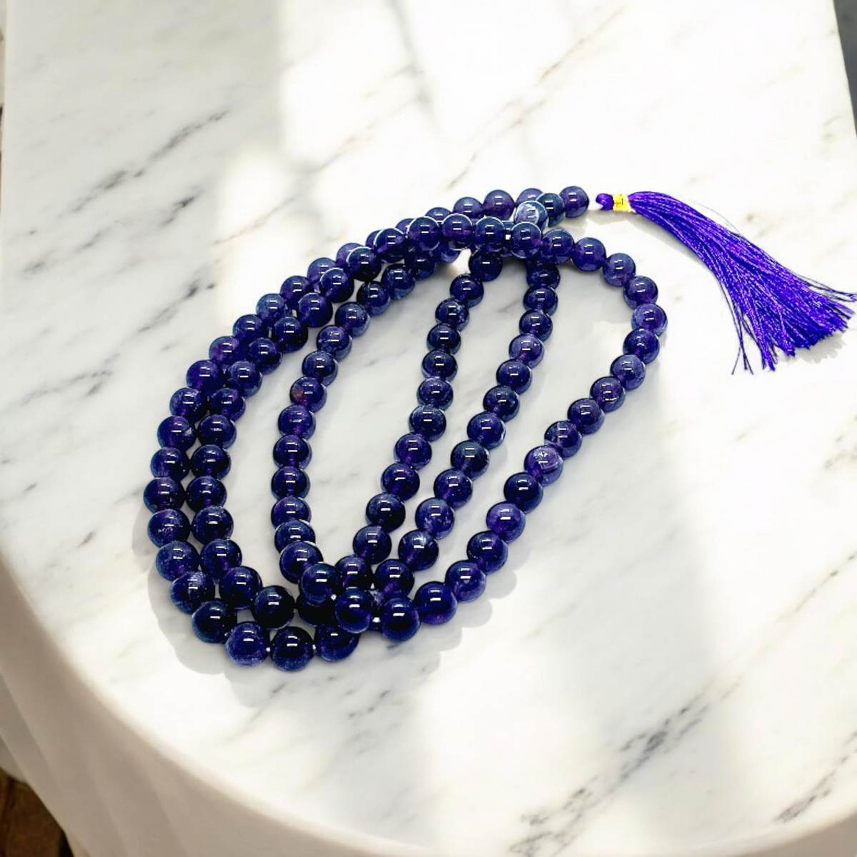 एमेथिस्‍ट स्टोन माला (Amethyst Stone Mala)
