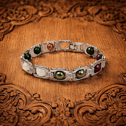 धन वृद्धि ब्रेसलेट सिल्वर मेटल (Dhan Vriddhi Bracelet Silver Metal)