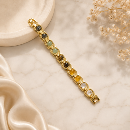 असली धन योग ब्रेसलेट गोल्डन मेटल (Dhan Yog Bracelet Golden Metal)
