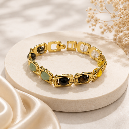 असली धन योग ब्रेसलेट गोल्डन मेटल (Dhan Yog Bracelet Golden Metal)