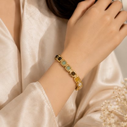 असली धन योग ब्रेसलेट गोल्डन मेटल (Dhan Yog Bracelet Golden Metal)