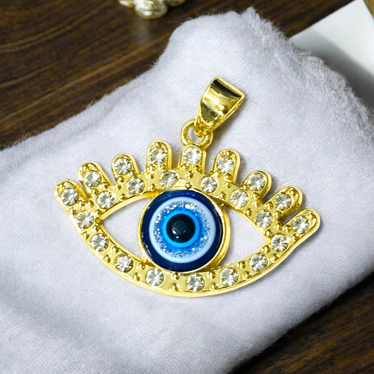 गोल्डन आई ईविल आई पेंडल (Golden Eye Evil Eye Pendant)
