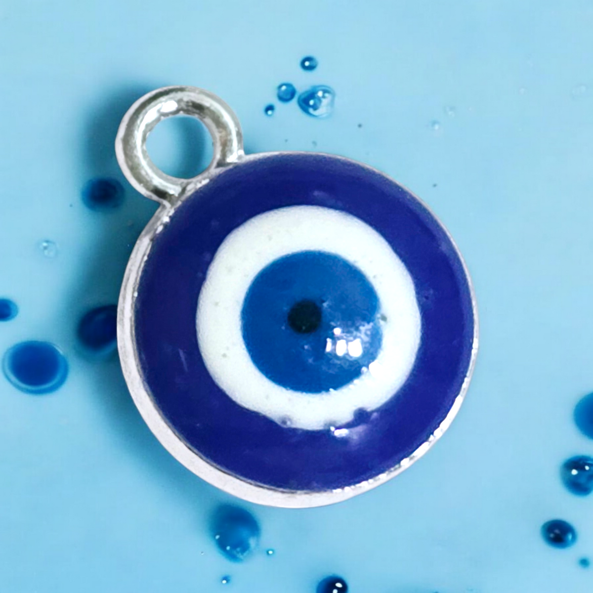 ईविल आई पेंडल दोनो तरफ़ से (Evil Eye Pendant)