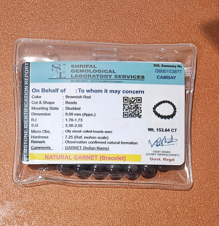 गार्नेट ब्रेसलेट (Garnet Bracelet)