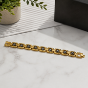गोल्डन पाइराइट ब्रेसलेट गोल्डन मेटल (Golden Pyriter Bracelet Golden Metal)