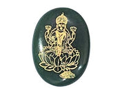 ग्रीन जेड श्री यन्त्र - लक्ष्मी जी कॉइन (Green Jade Shree Yantra - Laxmi Coin)