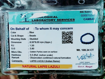 लाजवर्त ब्रेसलेट