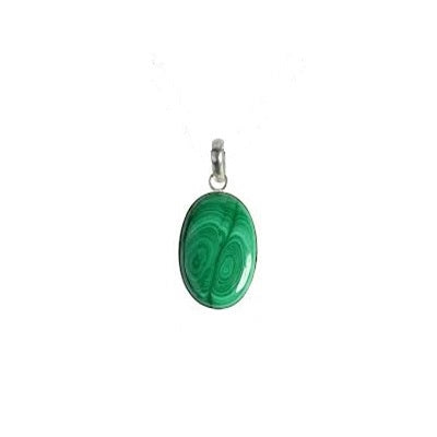 मैलाकाइट चाँदी पेंडल (Malachite Silver Pendant)
