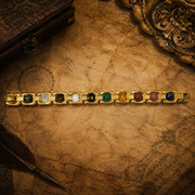 नवग्रह ब्रेसलेट गोल्डन मेटल (Navgrah Bracelet Golden Metal)