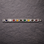 नवग्रह ब्रेसलेट सिल्वर मेटल (Navgrah Bracelet Silver Metal)