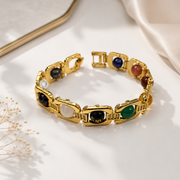 नवग्रह ब्रेसलेट गोल्डन मेटल (Navgrah Bracelet Golden Metal)