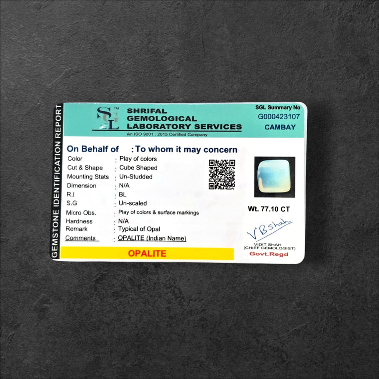 ओपलाइट टंबल स्टोन (Opalite Tumble Stone)