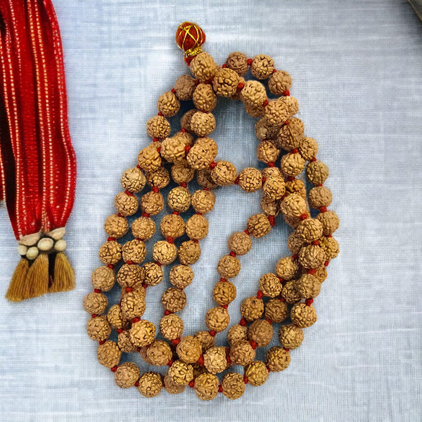 5 मुखी रुद्राक्ष की माला (5 Mukhi Rudraksh Mala Regular Premium Bead)