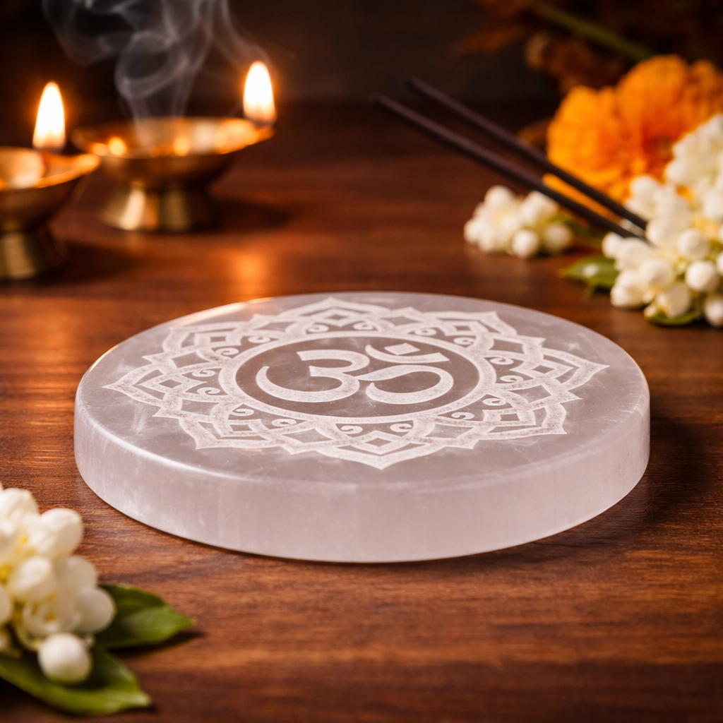 सैलेनाइट प्लेट (Selenite Charging Plate)