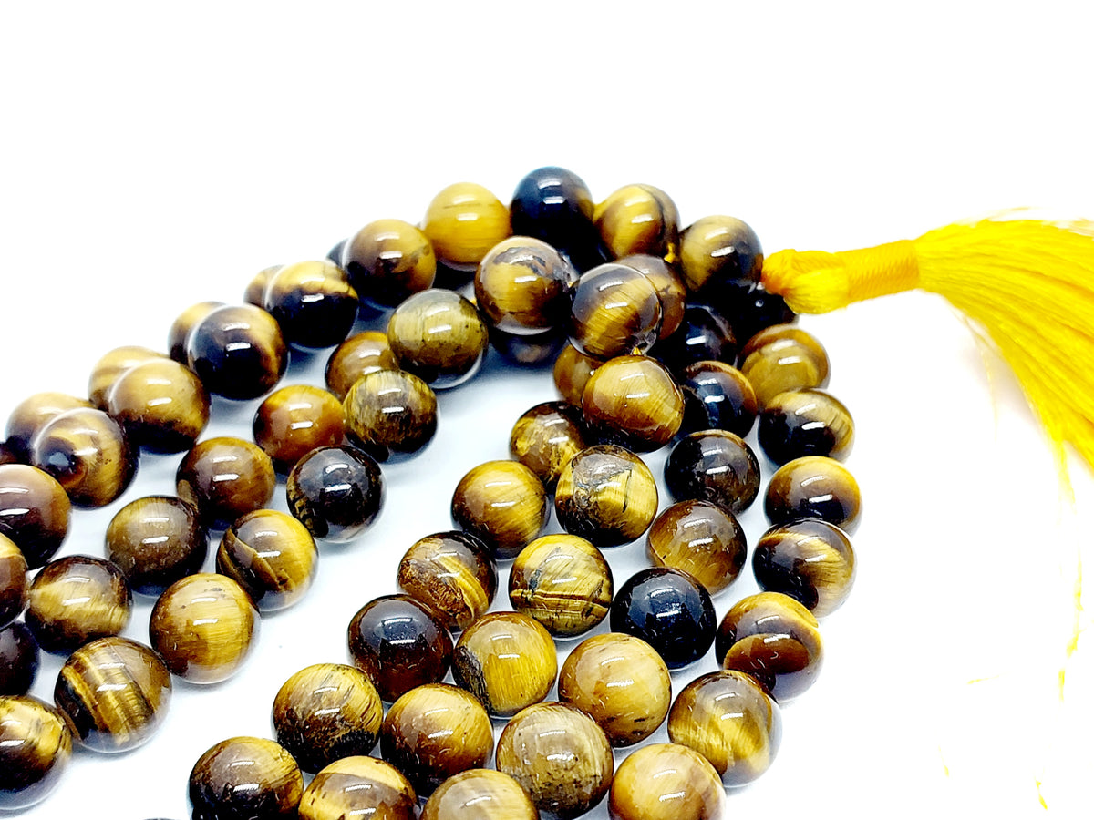 टाइगर आई स्टोन माला (Tiger Eye Stone Mala)