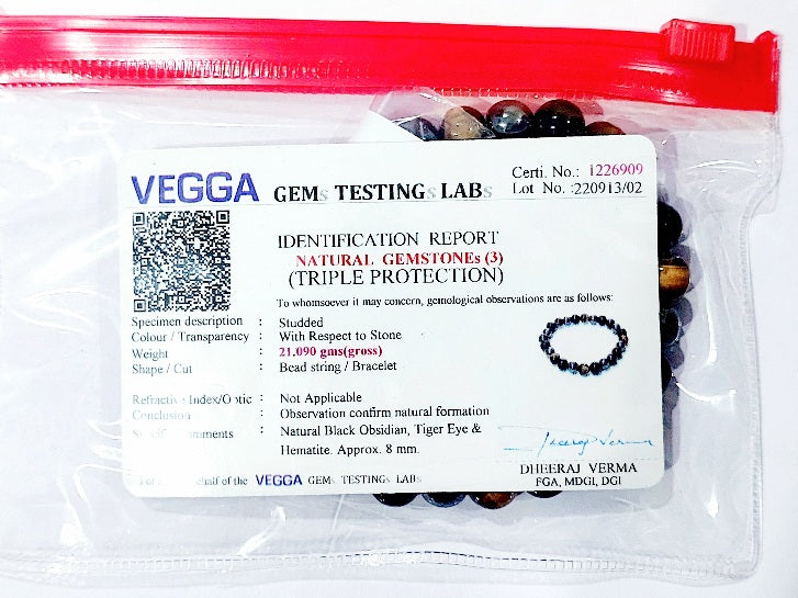 ट्रिपल प्रोटेक्शन ब्रेसलेट (Triple Protection Bracelet)